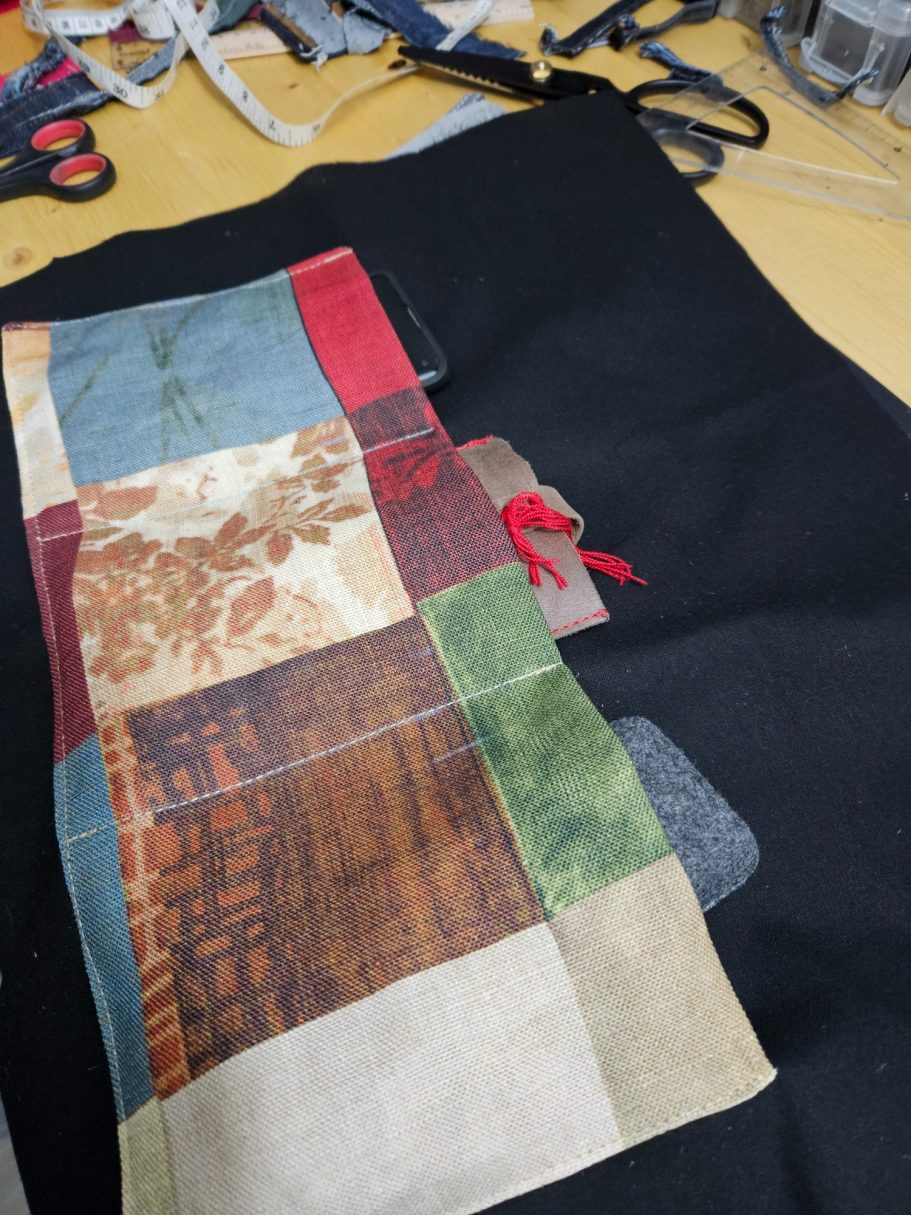 packets inside bag in process